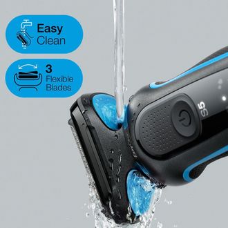 Електробритва Braun Series 5 51-B1200S Blue - фото 4