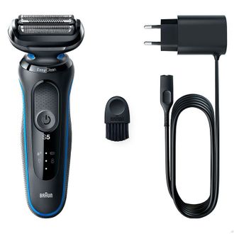 Электробритва Braun Series 5 51-B1000s черный/синий - фото 2