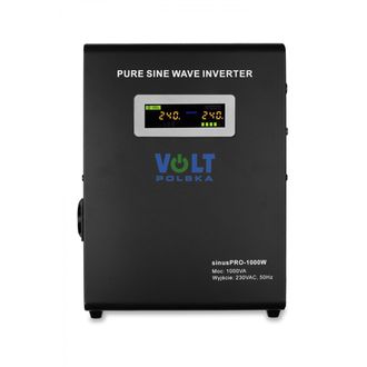 Гибридное ИБП/инвертор Volt Polska SINUS PRO 1000W 12/230V 700/1000W (3SP100012W) - фото 1