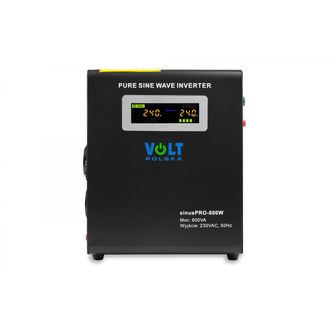 Гибридное ИБП/инвертор Volt Polska SINUS PRO 800 W 12/230V 500/800W (3SP098012W) - фото 1 Гибридное ИБП/инвертор Volt Polska SINUS PRO 800 W 12/230V 500/800W (3SP098012W) - фото 1
