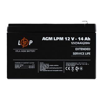 Аккумулятор для ИБП LogicPower LPM 12В 14Ач (4161) - фото 1