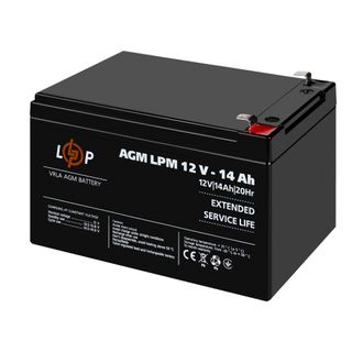 Аккумулятор для ИБП LogicPower LPM 12В 14Ач (4161) - фото 2