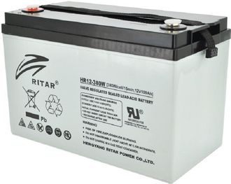 Акумулятор для ДБЖ Ritar 12V-100Ah (HR12380W) - фото 1