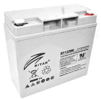 Акумулятор для ДБЖ Ritar AGM RT12200, 12V-20Ah (RT12200) - фото 1 Акумулятор для ДБЖ Ritar AGM RT12200, 12V-20Ah (RT12200) - фото 1