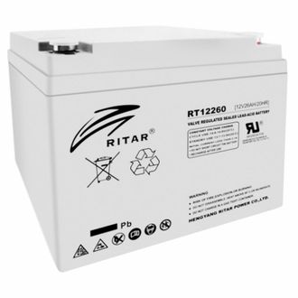 Акумулятор для ДБЖ Ritar AGM RT12260, 12V-26Ah (RT12260) - фото 1