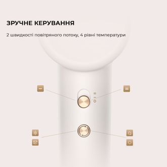 Фен Dreame Hair Dryer Gleam White (AHD12A-WH) Europe - фото 9