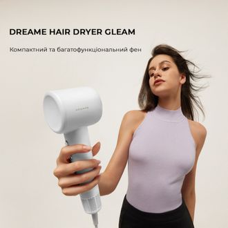 Фен Dreame Hair Dryer Gleam Grey (AHD12A-GR) Europe - фото 2 Фен Dreame Hair Dryer Gleam Grey (AHD12A-GR) Europe - фото 2