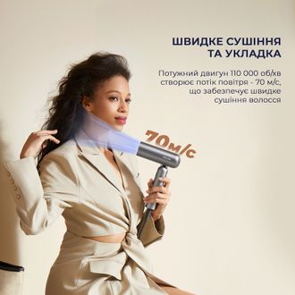 Фен Dreame Pocket Gray AHD51 - фото 4