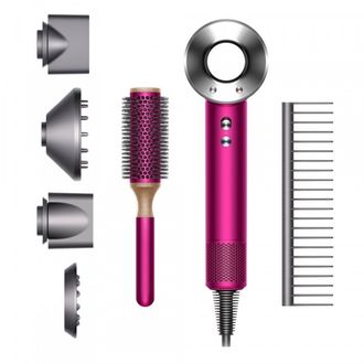 Фен Dyson Supersonic HD03 Fuchsia Gift Edition з набором щіток (381845-01) - фото 1 Фен Dyson Supersonic HD03 Fuchsia Gift Edition з набором щіток (381845-01) - фото 1
