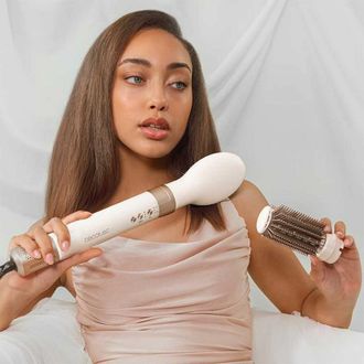 Стайлер Cecotec Bamba CeramicCare 10in1 AirGlam Champagne (CCTC-00246) - фото 9