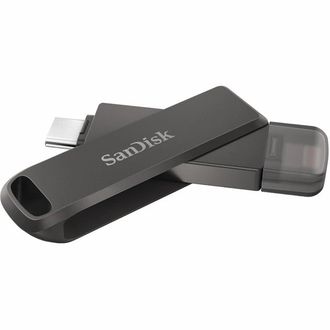 Накопитель Flash SanDisk USB 3.1 iXpand Luxe 64Gb Type-C/Lightning Apple (SDIX70N-064G-GN6NN) - фото 1 Накопитель Flash SanDisk USB 3.1 iXpand Luxe 64Gb Type-C/Lightning Apple (SDIX70N-064G-GN6NN) - фото 1