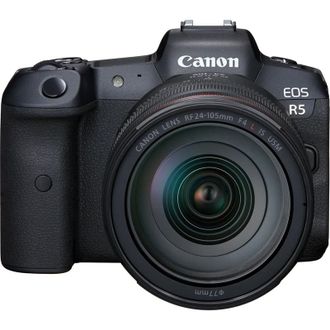 Беззеркальный фотоаппарат Canon EOS R5 kit (RF 24-105mm)L (4147C013) - фото 1 Беззеркальный фотоаппарат Canon EOS R5 kit (RF 24-105mm)L (4147C013) - фото 1