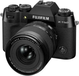 Бездзеркальний фотоапарат Fujifilm X-T50 kit 16-50mm f/2.8-4.8R LM WR Black (16828478) - фото 2