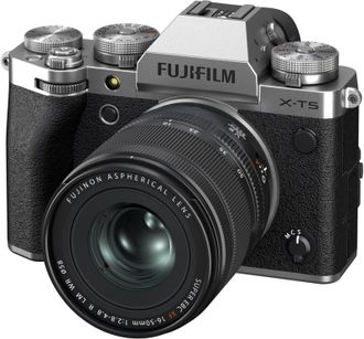 Бездзеркальний фотоапарат Fujifilm X-T5 + XF 16-50 mm F2.8-4.8 R LM WR Kit Silver (16939461) - фото 1