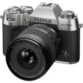 Бездзеркальний фотоапарат Fujifilm X-T50 + XF16-50mm F2.8-4.8 R LM WR Kit Silver (16828569) - фото 2 Бездзеркальний фотоапарат Fujifilm X-T50 + XF16-50mm F2.8-4.8 R LM WR Kit Silver (16828569) - фото 2