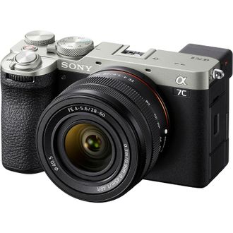 Беззеркальный фотоаппарат Sony Alpha A7C II kit (28-60mm) Silver (ILCE7CM2LS) - фото 2