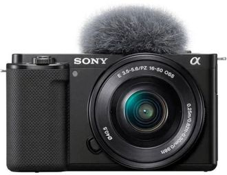 Бездзеркальний фотоапарат Sony ZV-E10 kit (16-50mm) Black (ILCZVE10LB.CEC) - фото 1 Бездзеркальний фотоапарат Sony ZV-E10 kit (16-50mm) Black (ILCZVE10LB.CEC) - фото 1