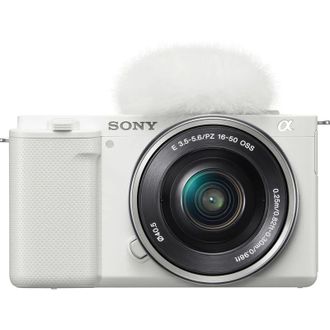 Бездзеркальний фотоапарат Sony ZV-E10 kit (16-50mm) White (ILCZVE10LW.CEC) - фото 1