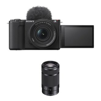Бездзеркальний фотоапарат Sony ZV-E10 II (16-50mm + 55-210mm) Black - фото 3 Бездзеркальний фотоапарат Sony ZV-E10 II (16-50mm + 55-210mm) Black - фото 3