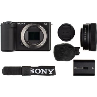 Бездзеркальний фотоапарат Sony ZV-E10 II (16-50mm + 55-210mm) Black - фото 5 Бездзеркальний фотоапарат Sony ZV-E10 II (16-50mm + 55-210mm) Black - фото 5
