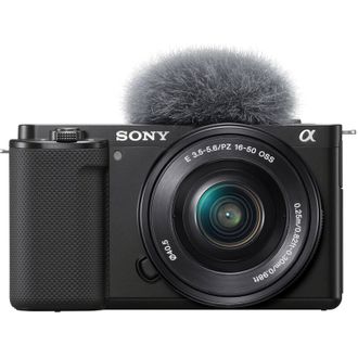 Бездзеркальний фотоапарат Sony ZV-E10 kit (16-50mm) Black + Мікрофон BOYA - фото 1 Бездзеркальний фотоапарат Sony ZV-E10 kit (16-50mm) Black + Мікрофон BOYA - фото 1