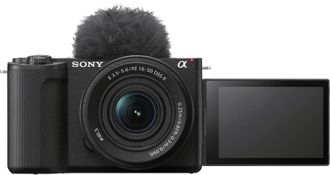 Беззеркальный фотоаппарат Sony ZV-E10 kit (16-50mm) Black (ILCZVE10KB.CEC) - фото 1 Беззеркальный фотоаппарат Sony ZV-E10 kit (16-50mm) Black (ILCZVE10KB.CEC) - фото 1