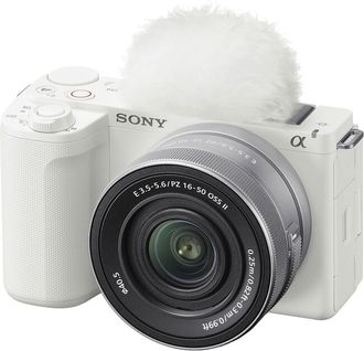 Бездзеркальний фотоапарат Sony ZV-E10 II kit (16-50mm + 55-210mm) White - фото 3