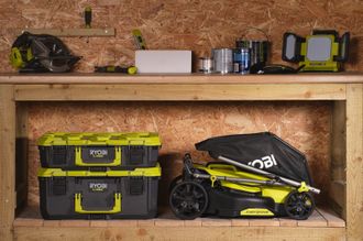 Газонокосилка аккумуляторная Ryobi ONE+ HP RY18LMX33A-150 (5133006287) - фото 5