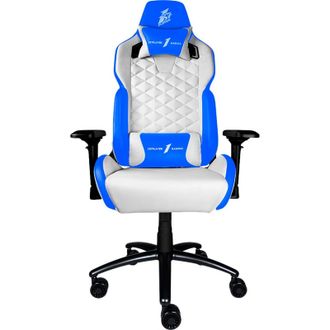Геймерське крісло 1stPlayer DK2 Blue-White - фото 1