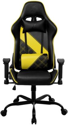 Геймерське крісло 1stPlayer S02 Black-Yellow - фото 1