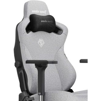 Ігрове крісло Anda Seat Kaiser 3 Size L Grey Fabric (AD12YDC-L-01-G-PV/F) - фото 8