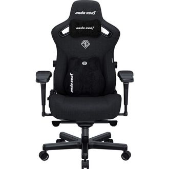 Крісло ігрове Anda Seat Kaiser 3 Pro Size XL Black Fabric (AD12YDC-XL-01-B-CF-B02) - фото 1 Крісло ігрове Anda Seat Kaiser 3 Pro Size XL Black Fabric (AD12YDC-XL-01-B-CF-B02) - фото 1