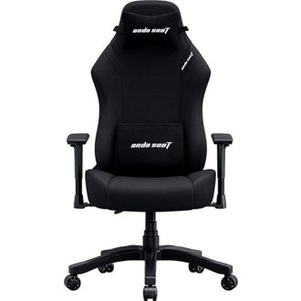 Кресло игровое Anda Seat Luna Size L Black Fabric (AD18-44-B-F) - фото 1