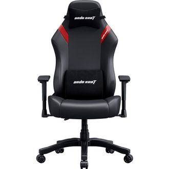 Кресло игровое Anda Seat Luna Size L Black/Red PVC (AD18-44-BR-PV) - фото 1
