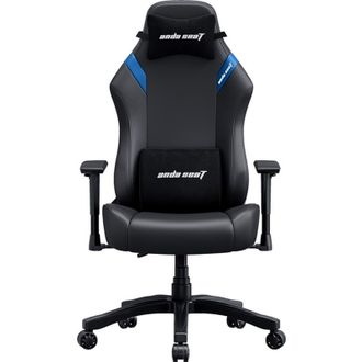 Крісло ігрове Anda Seat Luna Size L Black/Blue PVC (AD18-44-BS-PV) - фото 1 Крісло ігрове Anda Seat Luna Size L Black/Blue PVC (AD18-44-BS-PV) - фото 1