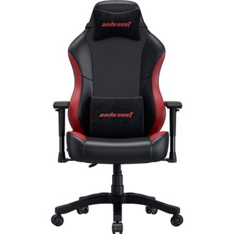 Кресло игровое Anda Seat Luna Color Size L Black/Red PVC (AD18-48-BR-PV) - фото 1
