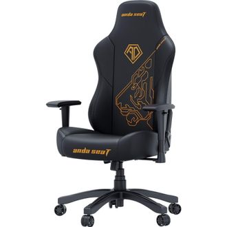 Ігрове крісло Anda Seat Phantom 3 Tiger edition Black PVC Size L Black (AD18Y-14-B-PV/C) - фото 4 Ігрове крісло Anda Seat Phantom 3 Tiger edition Black PVC Size L Black (AD18Y-14-B-PV/C) - фото 4