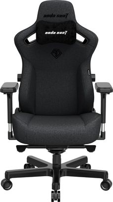 Геймерське крісло Anda Seat Kaiser 3 Size L Dark Gray Linen Fabric (AD12YDC-L-01-GB-CF) - фото 2