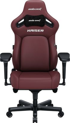 Геймерское кресло Anda Seat Kaiser 4 Size L Maroon Premium PVC (AD12YDDC-L-20-A-PV/C) - фото 1