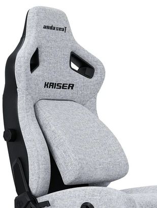Крісло для геймерів Anda Seat Kaiser 4 Size XL Gray Linen Fabric (AD12YDDC-XLL-20-G-CF) - фото 4