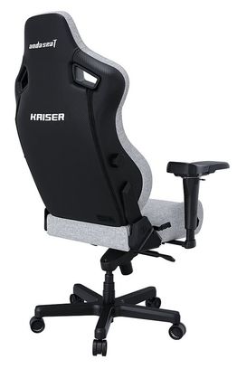Крісло для геймерів Anda Seat Kaiser 4 Size XL Gray Linen Fabric (AD12YDDC-XLL-20-G-CF) - фото 5