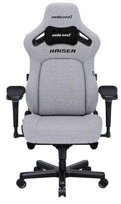 Крісло для геймерів Anda Seat Kaiser 4 Size XL Gray Linen Fabric (AD12YDDC-XLL-20-G-CF) - фото 1