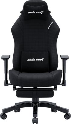 Геймерское кресло Anda Seat Luna Pro Black Fabric Size L (AD18T-44-B-F) - фото 1