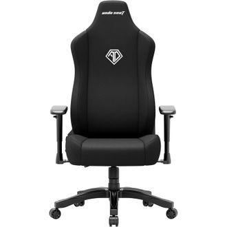 Геймерське крісло Anda Seat Novis Size L Black Fabric (AD23-L-01-B-F) - фото 1 Геймерське крісло Anda Seat Novis Size L Black Fabric (AD23-L-01-B-F) - фото 1