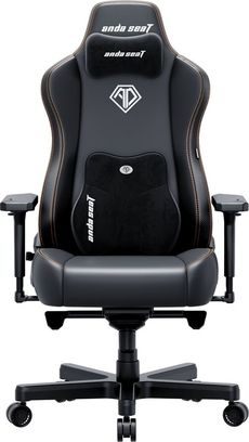Геймерське крісло Anda Seat Kaiser 3E  Black PVC Size XL (AD23YC-XL-08-B-PV/C-B01) - фото 1