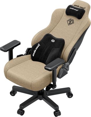 Геймерське крісло Anda Seat Kaiser 3E XL Dark Beige Fabric (AD23YC-XL-09-H-CF-H01) - фото 5