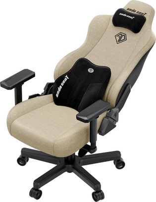 Геймерское кресло Anda Seat Kaiser 3E XL Beige Fabric (AD23YC-XL-09-I-CF-I01) - фото 5