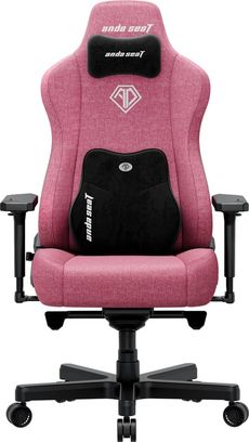 Геймерское кресло Anda Seat Kaiser 3E XL Pink Fabric (AD23YC-XL-09-P-CF-P01) - фото 1