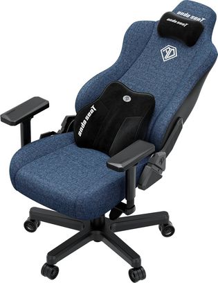 Геймерское кресло Anda Seat Kaiser 3E XL Dark Blue Fabric (AD23YC-XL-09-S-CF-S01) - фото 5