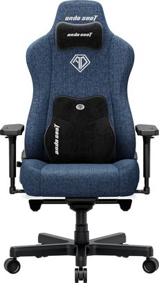 Геймерское кресло Anda Seat Kaiser 3E XL Dark Blue Fabric (AD23YC-XL-09-S-CF-S01) - фото 1